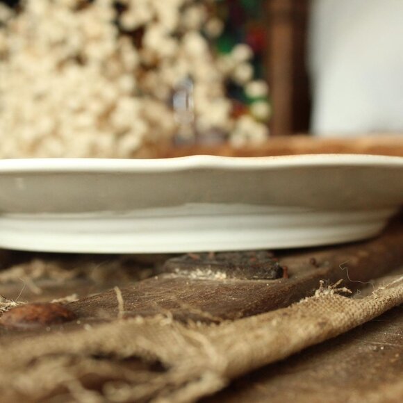 Vintage Antique 1800s 1900s Plate, CT Carl Tielsch Austria Pink and Brown Rose - Picture 8 of 10